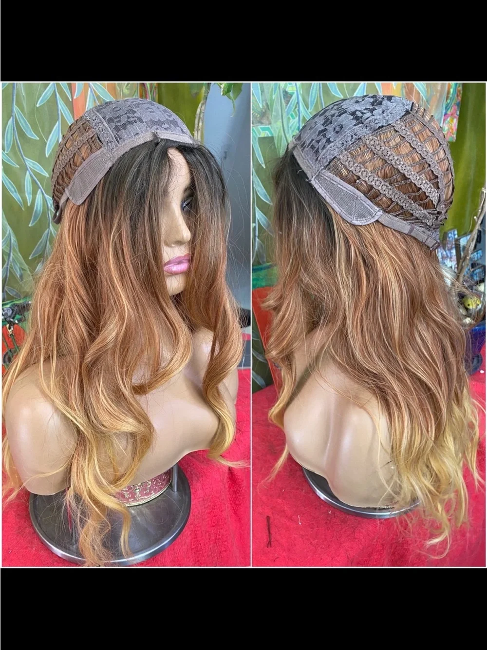 LAST ONEOmbre ginger golden Wig